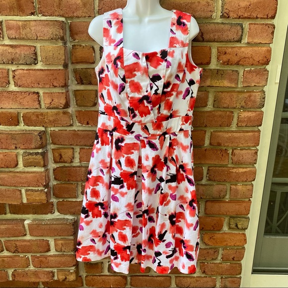 East 5th Dresses & Skirts - East 5th Orange Floral Sleeveless Dress 14